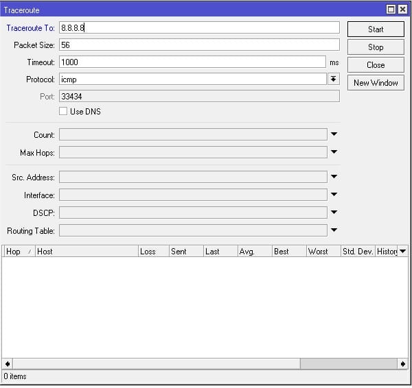 Tools Traceroute
