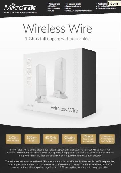 Mikrotik Newsletter 78